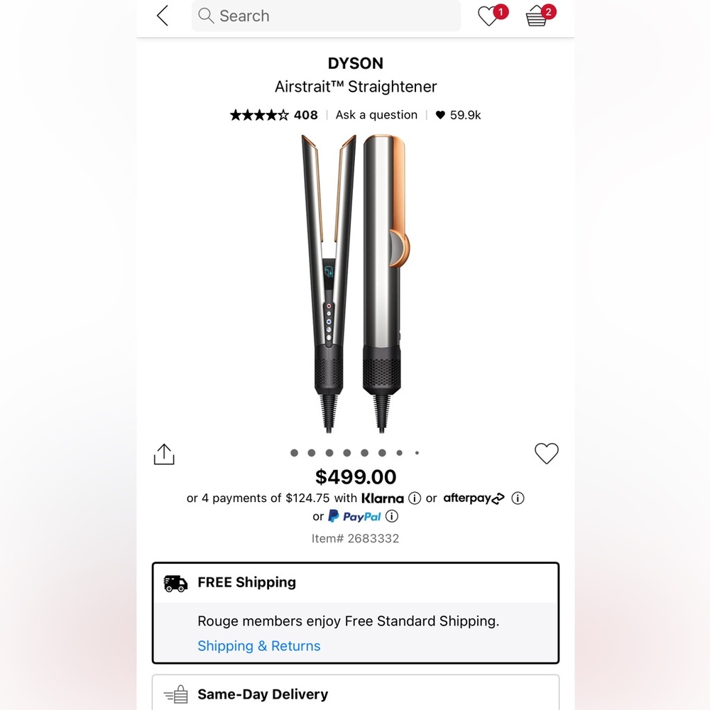 Dyson Airstraight original color